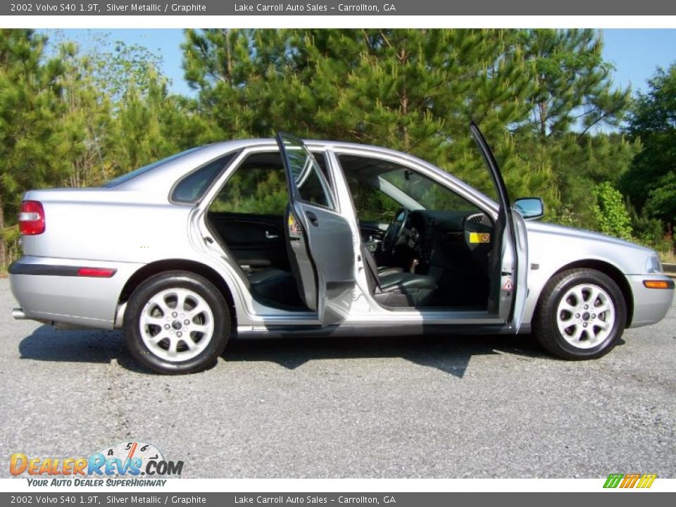 2002 Volvo S40 1.9T Silver Metallic / Graphite Photo #15
