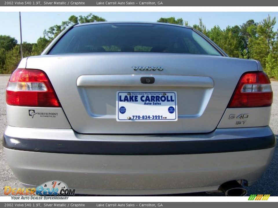 2002 Volvo S40 1.9T Silver Metallic / Graphite Photo #16