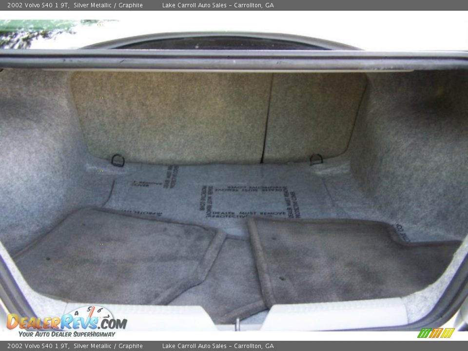 2002 Volvo S40 1.9T Silver Metallic / Graphite Photo #17