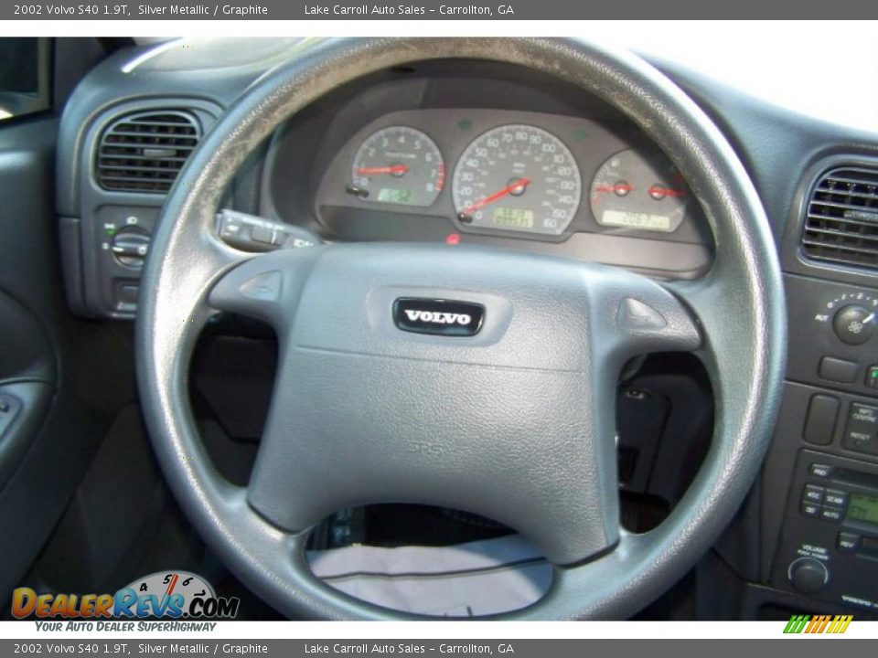 2002 Volvo S40 1.9T Silver Metallic / Graphite Photo #18