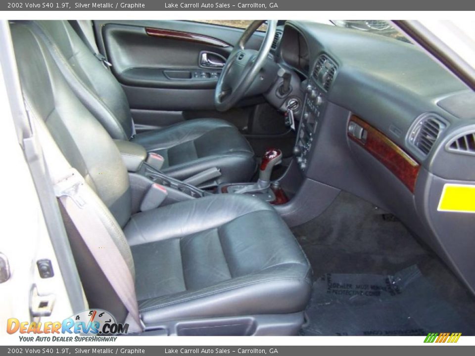 2002 Volvo S40 1.9T Silver Metallic / Graphite Photo #20