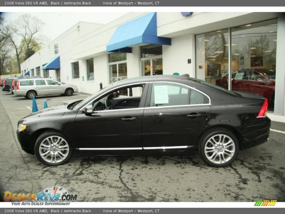 Black 2008 Volvo S80 V8 AWD Photo #10