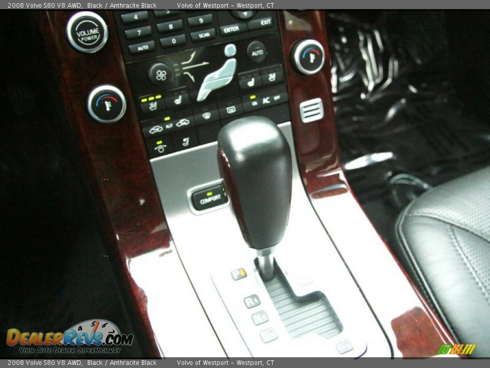 2008 Volvo S80 V8 AWD Black / Anthracite Black Photo #17