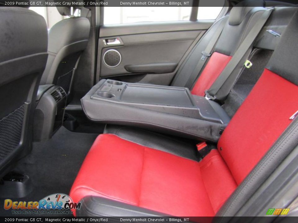 Onyx Red Interior 2009 Pontiac G8 Gt Photo 16