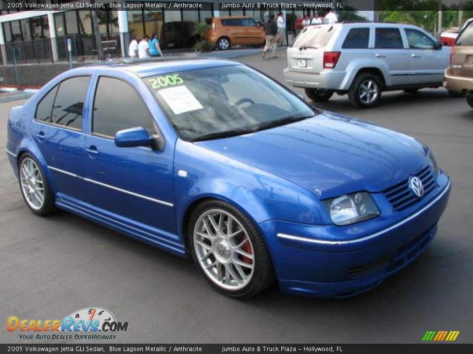 2005 Volkswagen Jetta GLI Sedan Blue Lagoon Metallic / Anthracite Photo #1