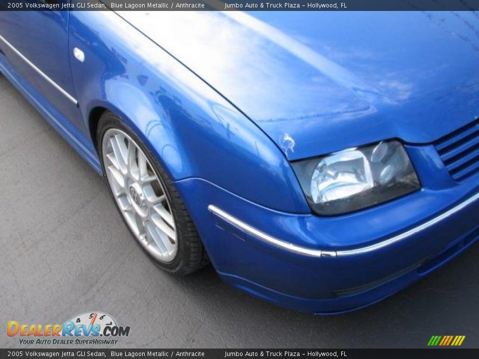 2005 Volkswagen Jetta GLI Sedan Blue Lagoon Metallic / Anthracite Photo #2