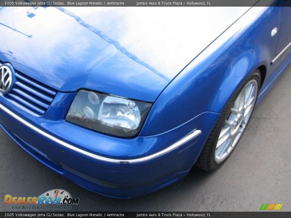 2005 Volkswagen Jetta GLI Sedan Blue Lagoon Metallic / Anthracite Photo #4