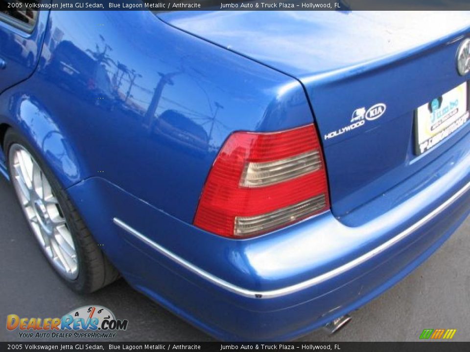 2005 Volkswagen Jetta GLI Sedan Blue Lagoon Metallic / Anthracite Photo #8