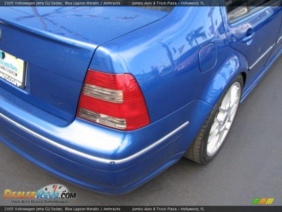 2005 Volkswagen Jetta GLI Sedan Blue Lagoon Metallic / Anthracite Photo #10