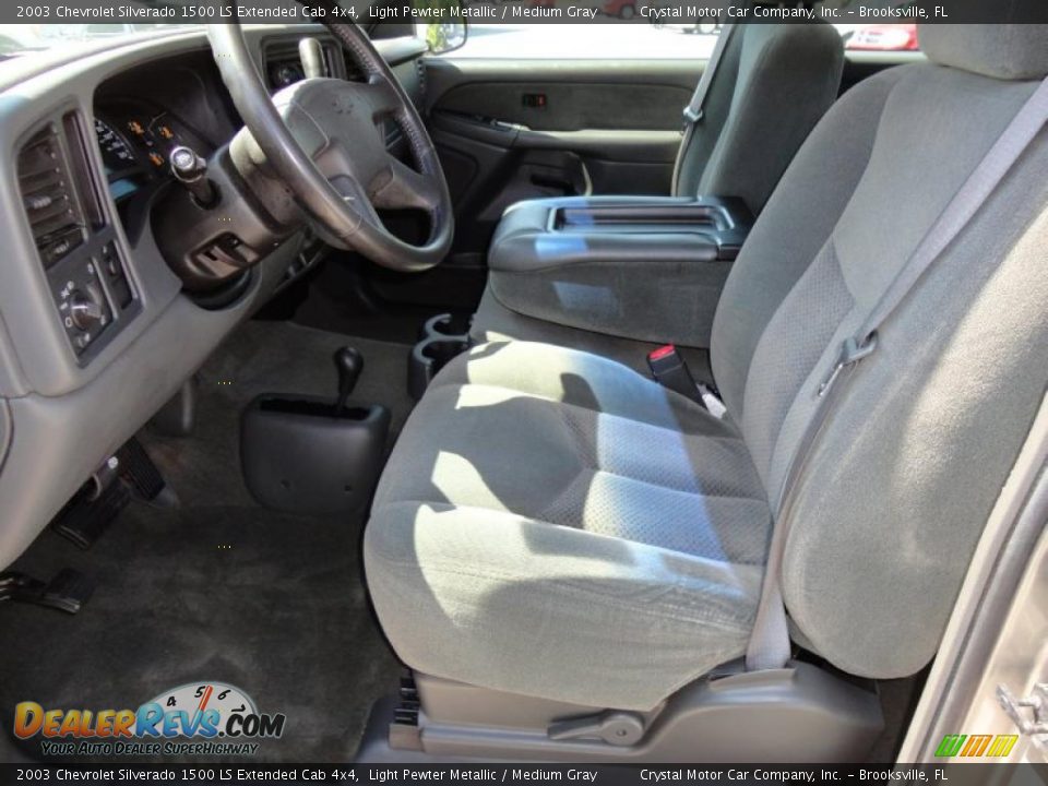 Medium Gray Interior 2003 Chevrolet Silverado 1500 Ls