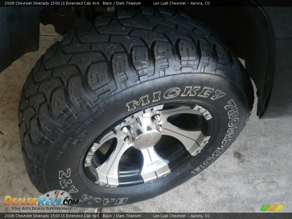 Custom Wheels of 2008 Chevrolet Silverado 1500 LS Extended Cab 4x4 Photo #20