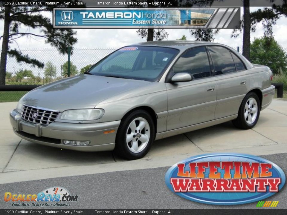 1999 Cadillac Catera Platinum Silver / Shale Photo #1