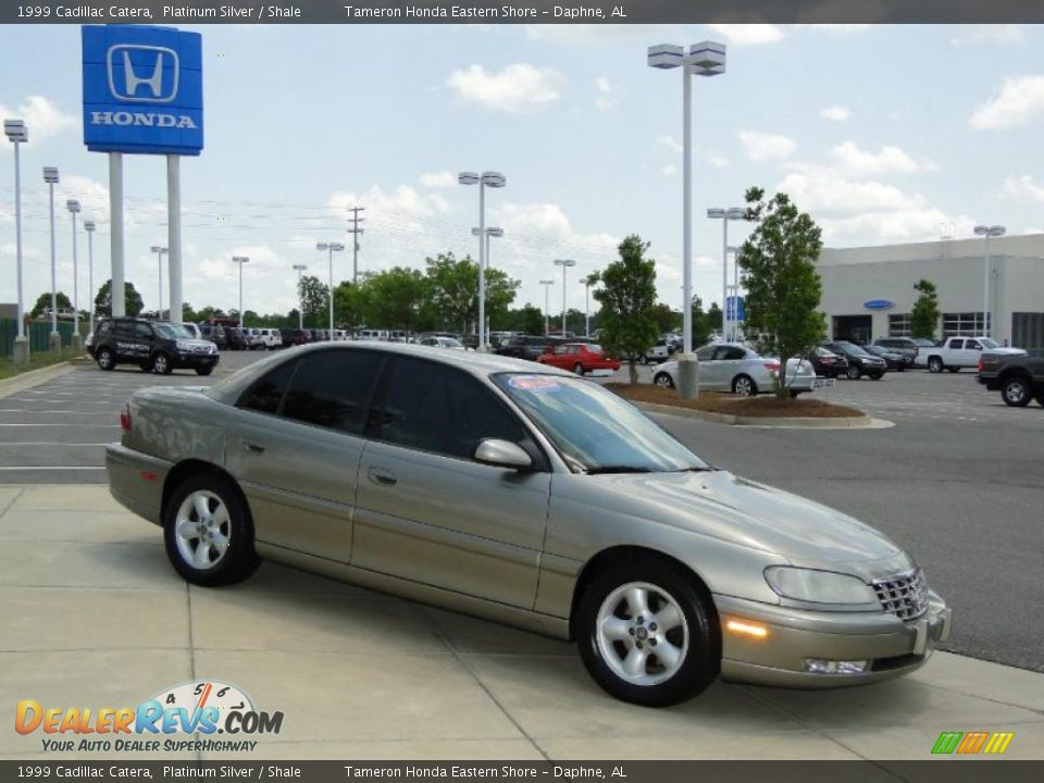 1999 Cadillac Catera Platinum Silver / Shale Photo #3