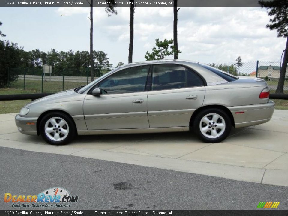1999 Cadillac Catera Platinum Silver / Shale Photo #7