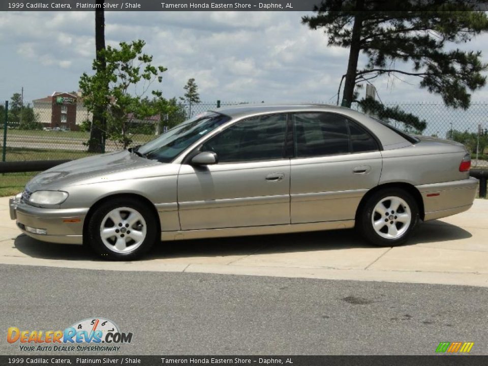 1999 Cadillac Catera Platinum Silver / Shale Photo #8