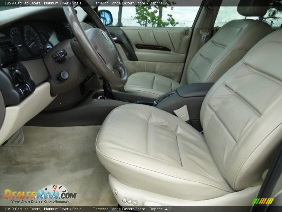 1999 Cadillac Catera Platinum Silver / Shale Photo #13