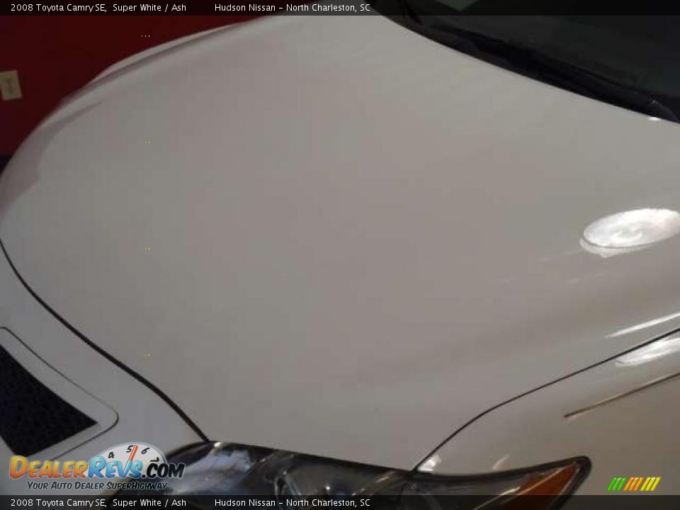 2008 Toyota Camry SE Super White / Ash Photo #14