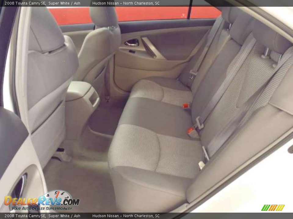 2008 Toyota Camry SE Super White / Ash Photo #21