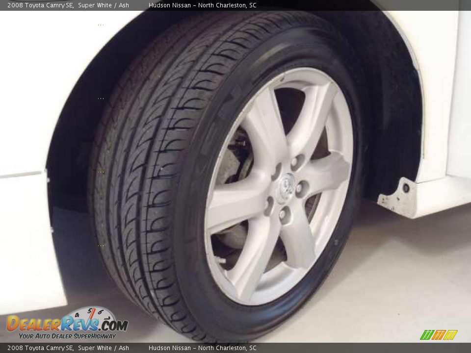 2008 Toyota Camry SE Super White / Ash Photo #23