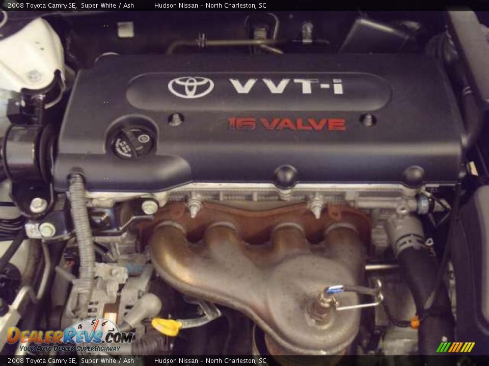 2008 Toyota Camry SE Super White / Ash Photo #24