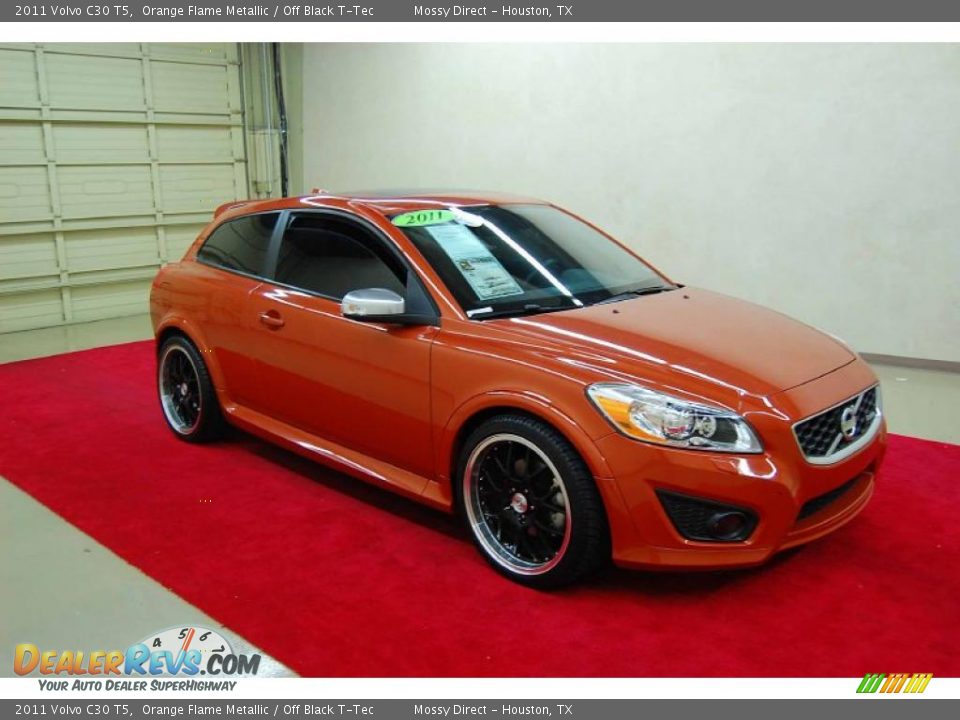 Orange Flame Metallic 2011 Volvo C30 T5 Photo #1