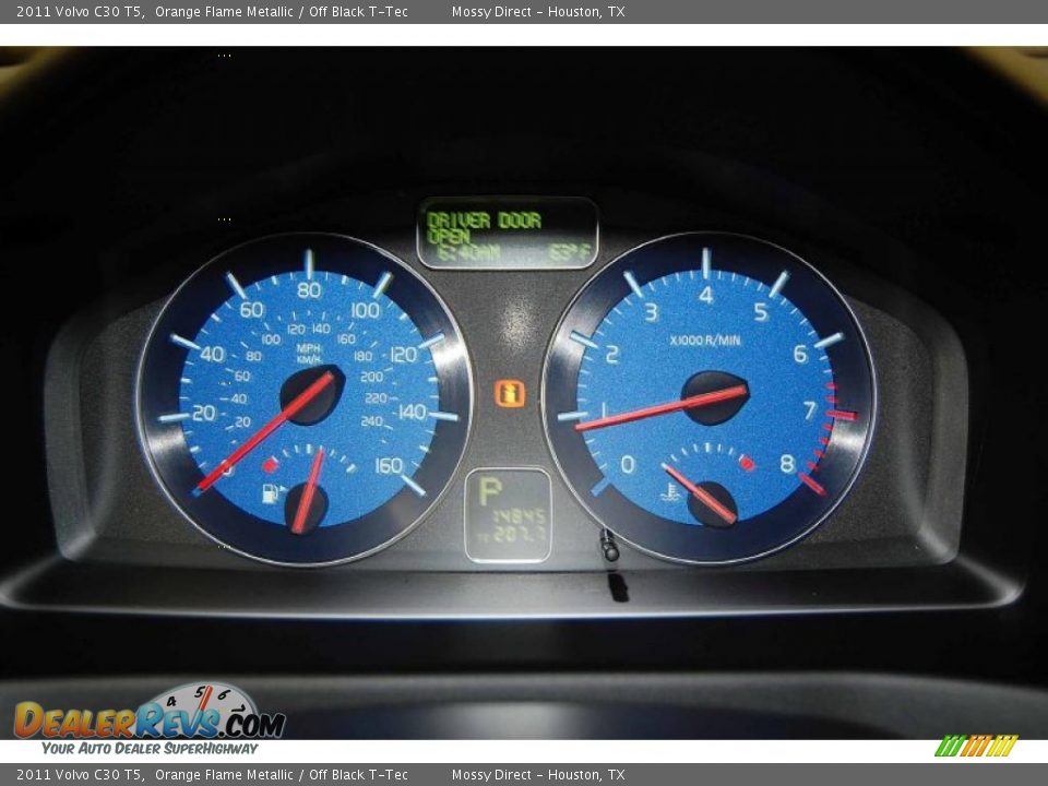 2011 Volvo C30 T5 Gauges Photo #22