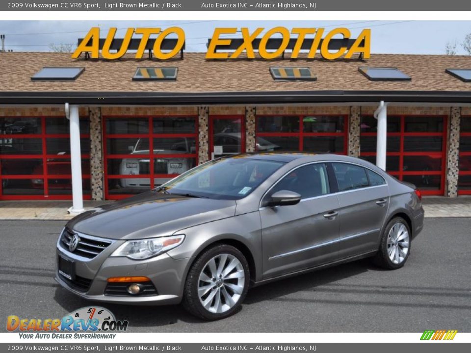 2009 Volkswagen CC VR6 Sport Light Brown Metallic / Black Photo #1