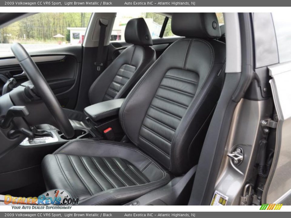 Black Interior - 2009 Volkswagen CC VR6 Sport Photo #6