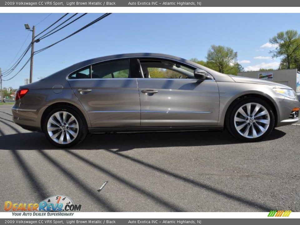 2009 Volkswagen CC VR6 Sport Light Brown Metallic / Black Photo #31