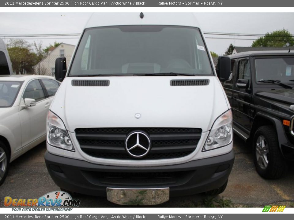 2011 Mercedes-Benz Sprinter 2500 High Roof Cargo Van Arctic White / Black Photo #2