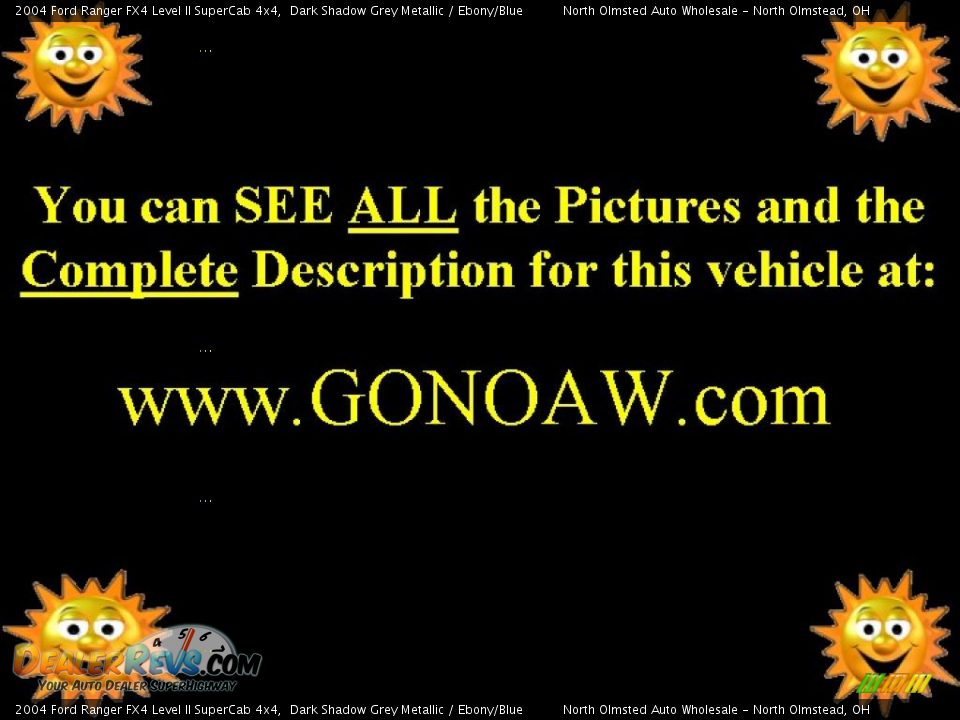 2004 Ford Ranger FX4 Level II SuperCab 4x4 Dark Shadow Grey Metallic / Ebony/Blue Photo #2