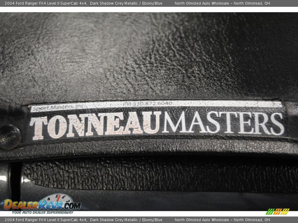 2004 Ford Ranger FX4 Level II SuperCab 4x4 Dark Shadow Grey Metallic / Ebony/Blue Photo #9