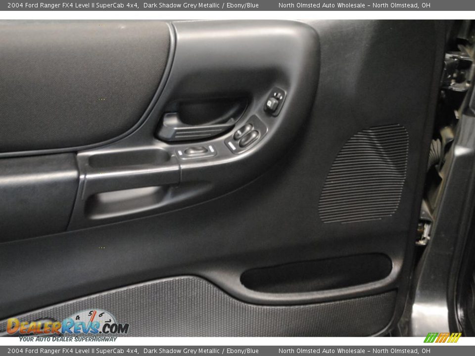 2004 Ford Ranger FX4 Level II SuperCab 4x4 Dark Shadow Grey Metallic / Ebony/Blue Photo #20