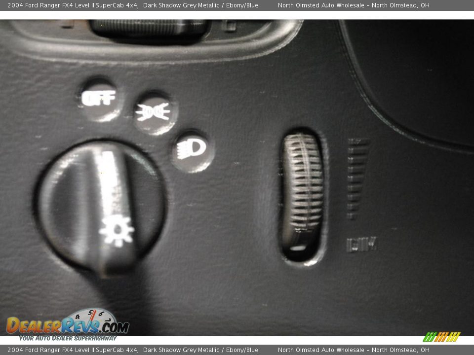2004 Ford Ranger FX4 Level II SuperCab 4x4 Dark Shadow Grey Metallic / Ebony/Blue Photo #22