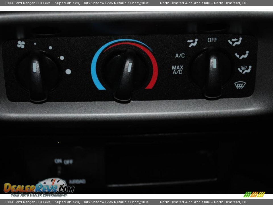2004 Ford Ranger FX4 Level II SuperCab 4x4 Dark Shadow Grey Metallic / Ebony/Blue Photo #30