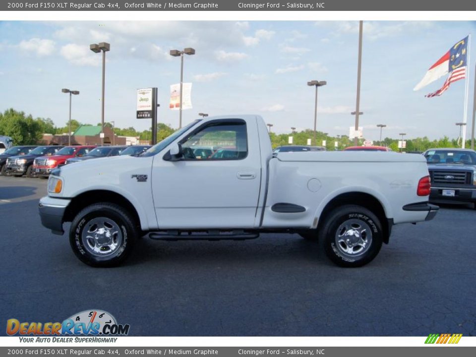 Oxford White 2000 Ford F150 XLT Regular Cab 4x4 Photo #5