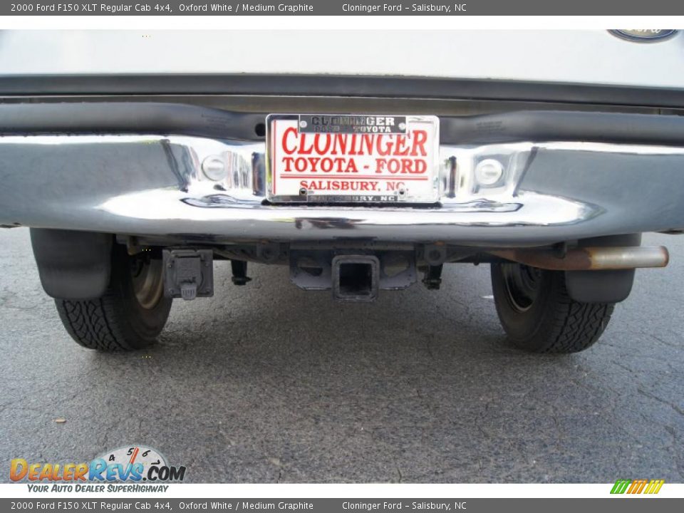 2000 Ford F150 XLT Regular Cab 4x4 Oxford White / Medium Graphite Photo #19