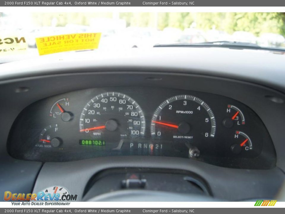 2000 Ford F150 XLT Regular Cab 4x4 Gauges Photo #24