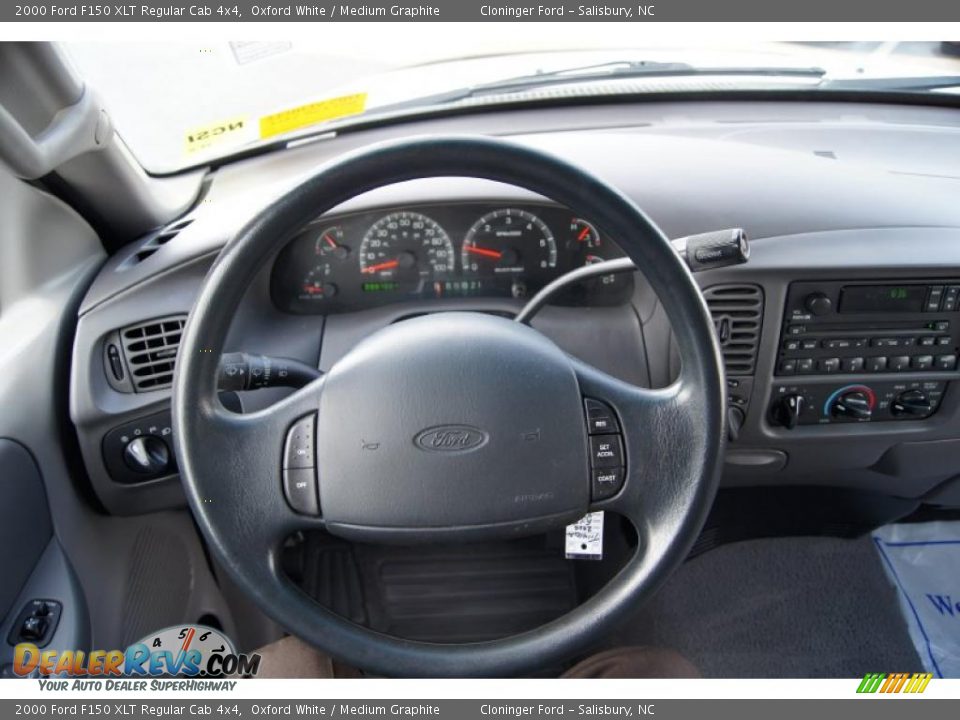 2000 Ford F150 XLT Regular Cab 4x4 Steering Wheel Photo #28