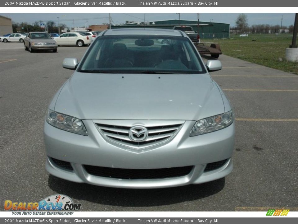 2004 Mazda MAZDA6 s Sport Sedan Glacier Silver Metallic / Black Photo #2