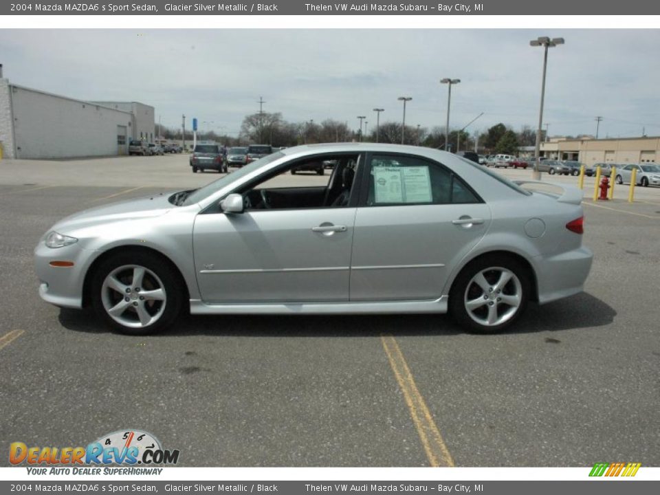 Glacier Silver Metallic 2004 Mazda MAZDA6 s Sport Sedan Photo #12