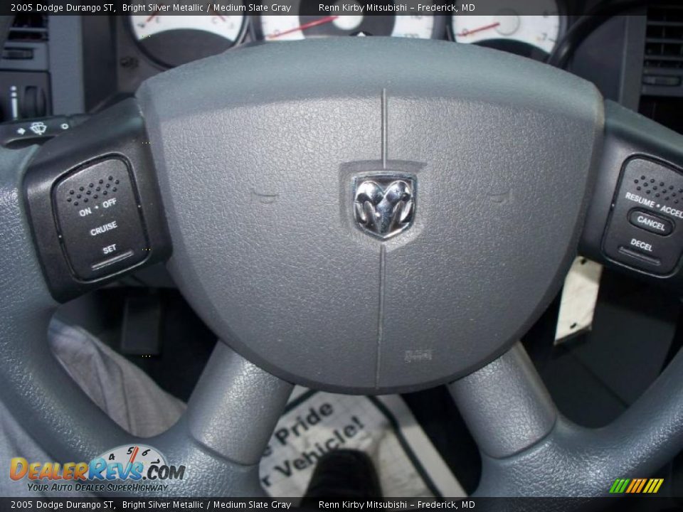 2005 Dodge Durango ST Bright Silver Metallic / Medium Slate Gray Photo #9