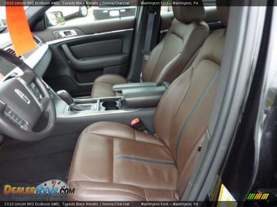 Sienna Charcoal Interior 2010 Lincoln Mks Ecoboost Awd