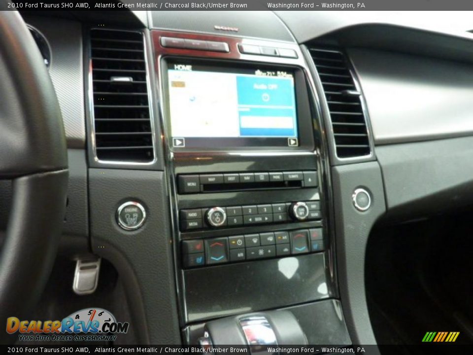 2010 Ford Taurus SHO AWD Atlantis Green Metallic / Charcoal Black/Umber Brown Photo #9