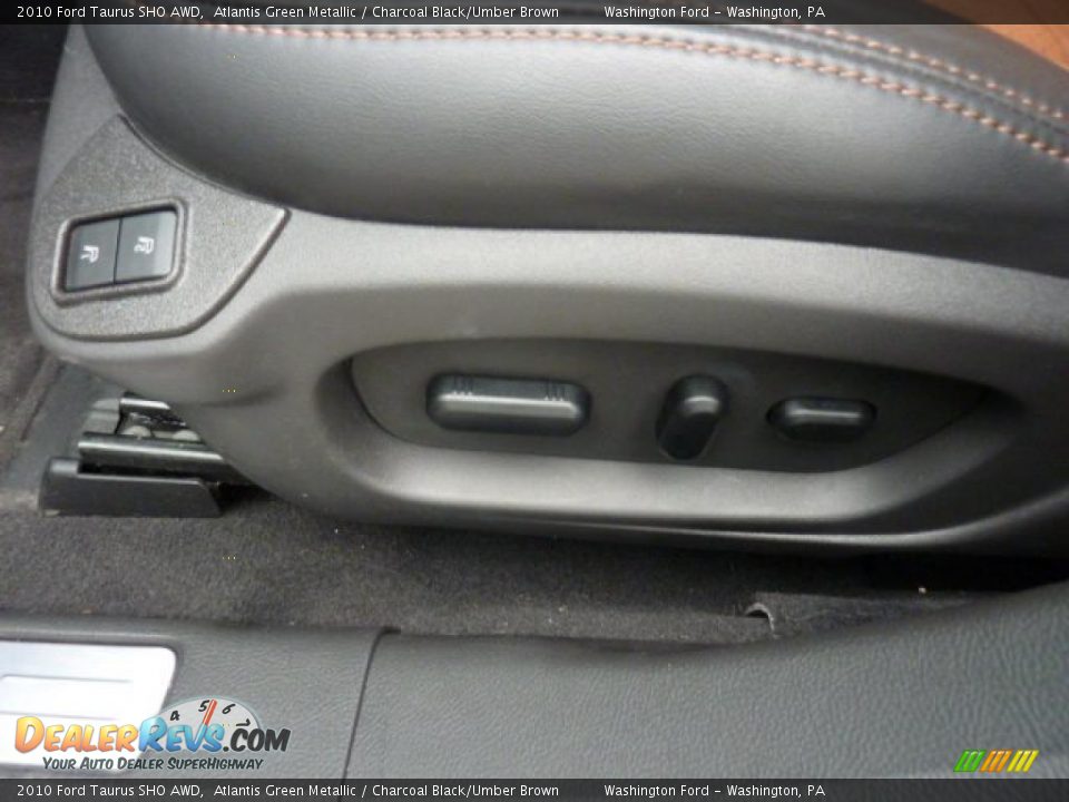 2010 Ford Taurus SHO AWD Atlantis Green Metallic / Charcoal Black/Umber Brown Photo #17