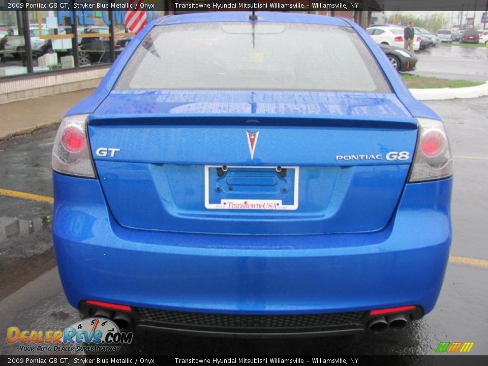 2009 Pontiac G8 GT Stryker Blue Metallic / Onyx Photo #16