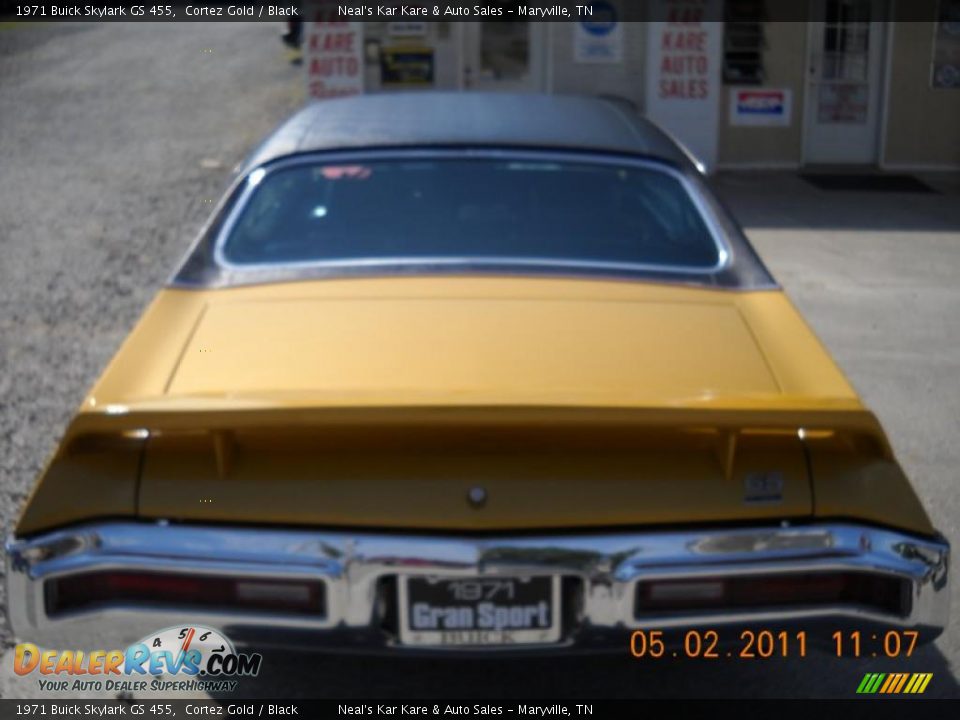 1971 Buick Skylark GS 455 Cortez Gold / Black Photo #4