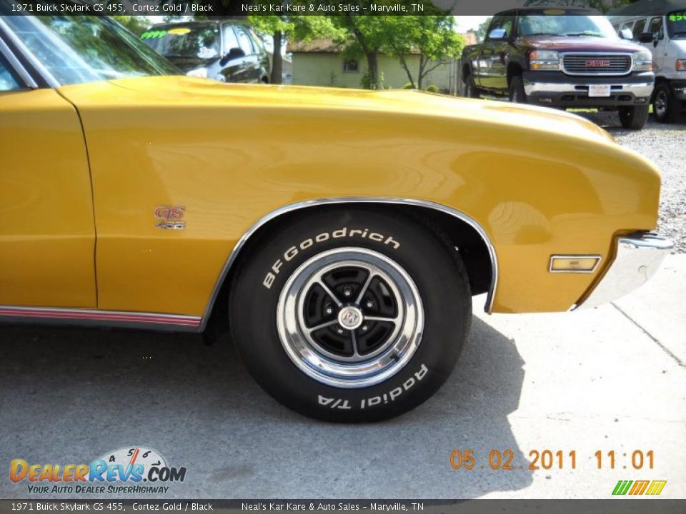 1971 Buick Skylark GS 455 Cortez Gold / Black Photo #33