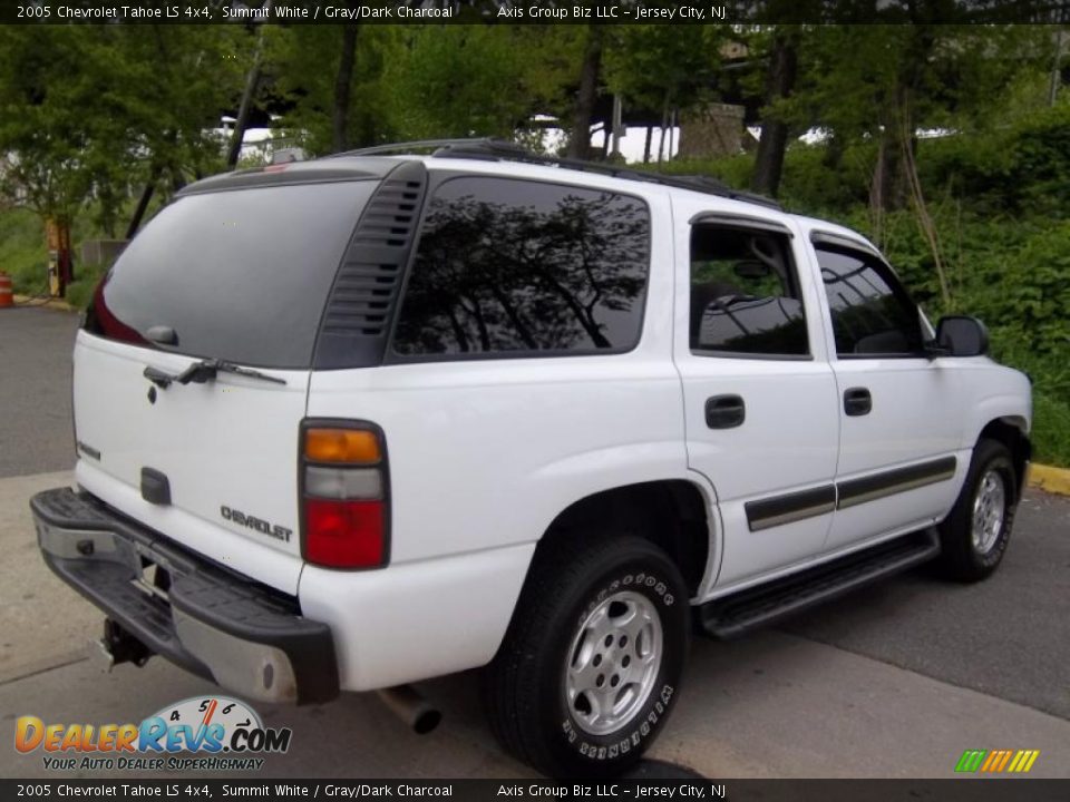 2005 Chevrolet Tahoe LS 4x4 Summit White / Gray/Dark Charcoal Photo #6