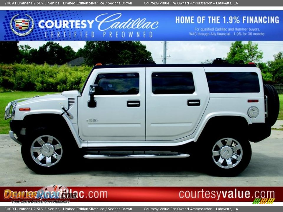 2009 Hummer H2 SUV Silver Ice Limited Edition Silver Ice / Sedona Brown Photo #1